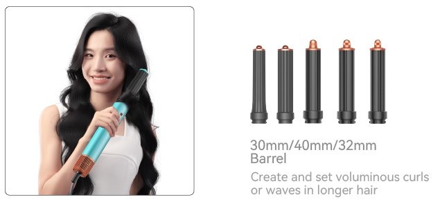 30 / 40 / 32mm Curl Barrels — voluminous curls