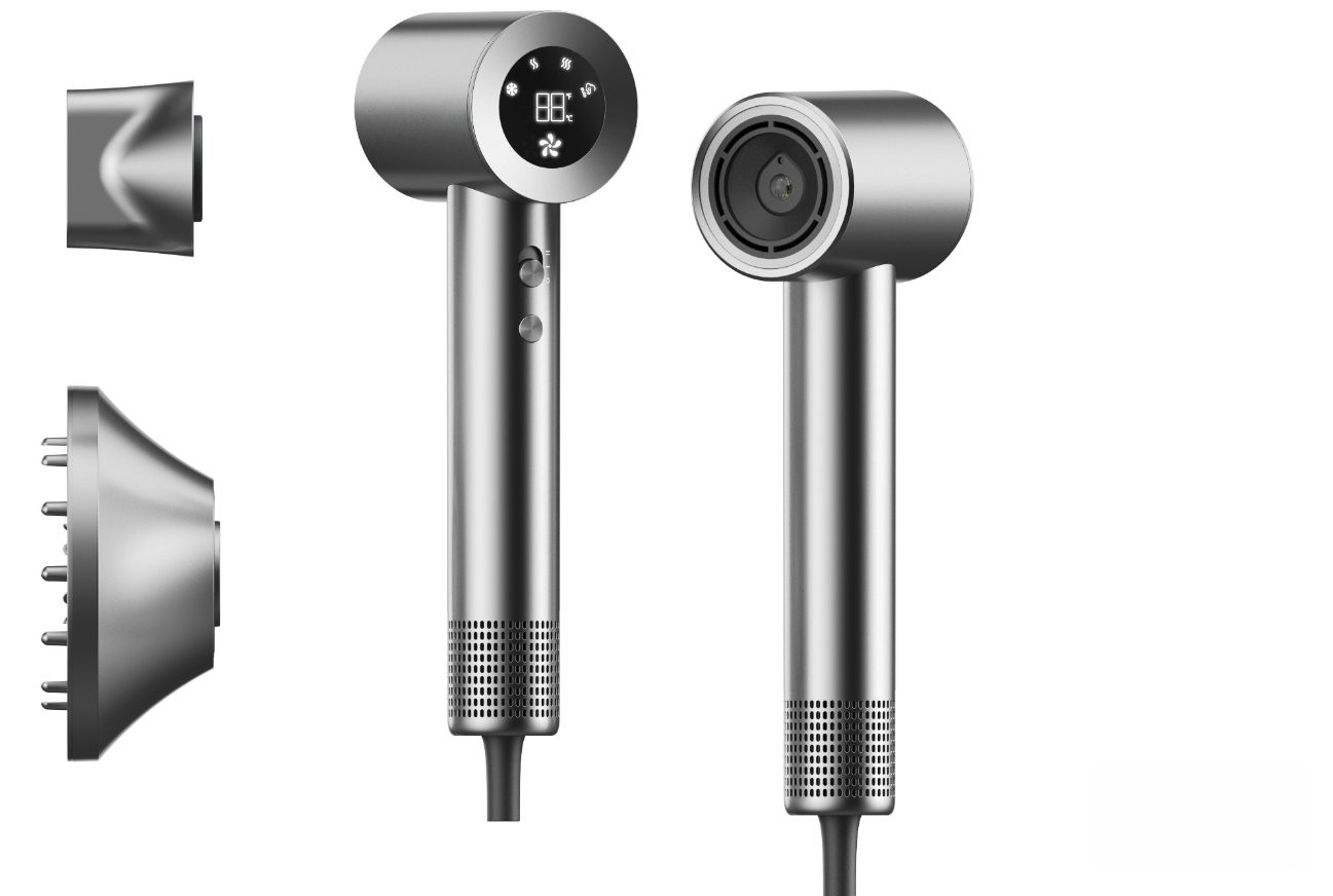 Pro AI+LED Hair Dryer — Space Grey