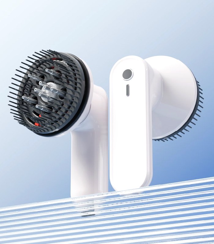 Scalp Massage Comb White